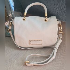 Marc By Marc Jacobs Too Hot To Handle Crossbody Top Handle Bag White Gold